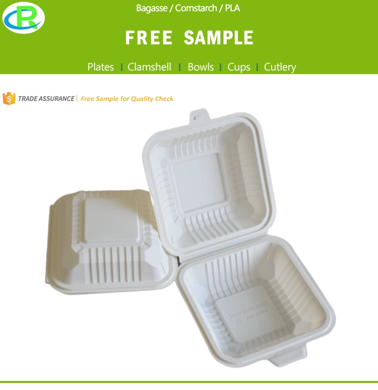 Cornstarch 9 inch 3 Compartment Food Packaging Custom Printed  Disposable-Buy cornstarch clamshell ,corn starch food container,cornstarch  fast food box,take away box,disposable box on Food Packaging-He